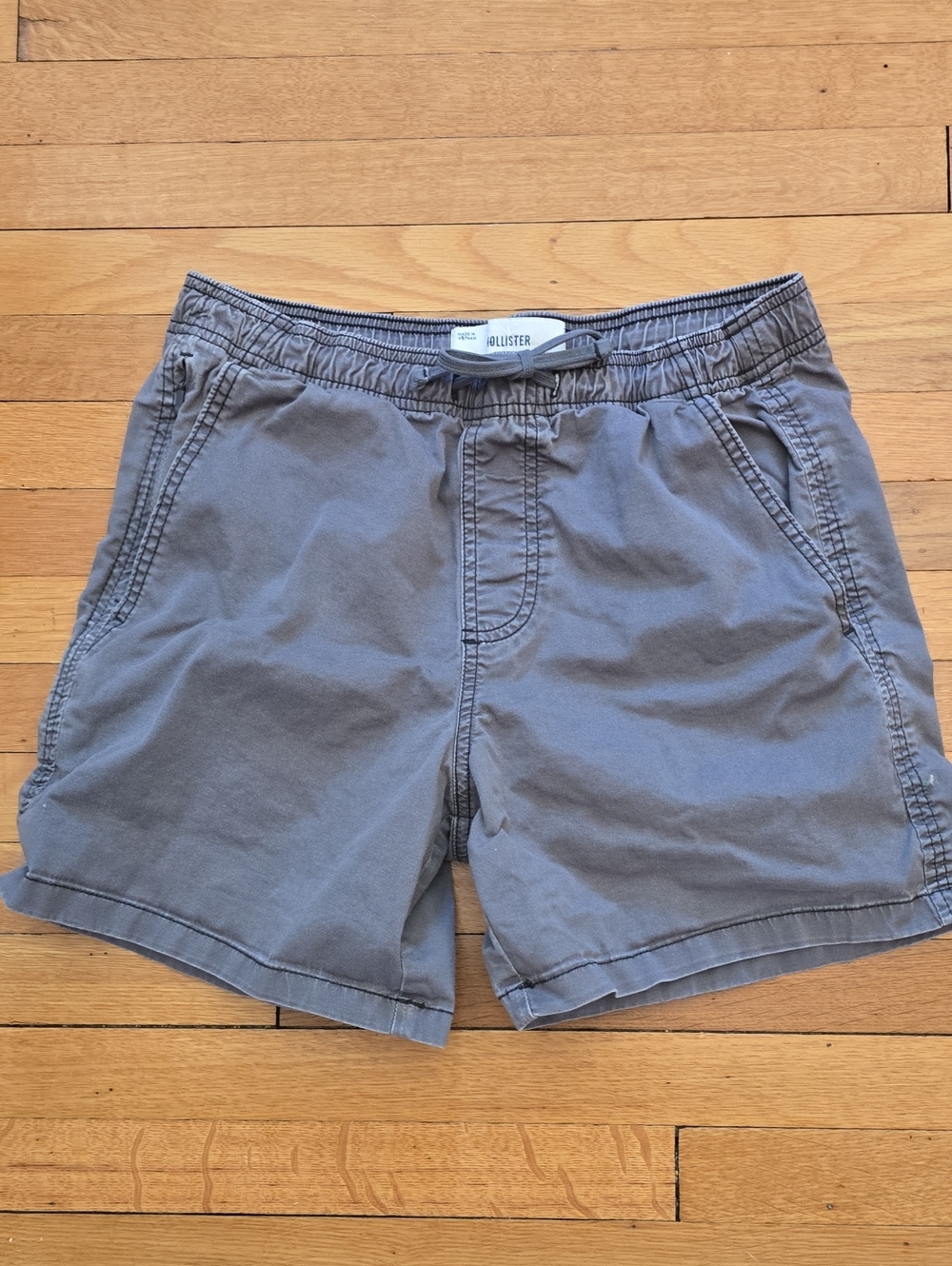 Hollister, Epic Flex Stretch Jogger Shorts, Gray, EUC, Men's S